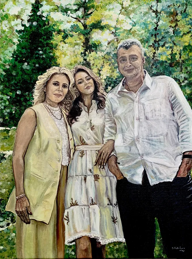 Immagine di Портрет Сім‘ї Білінських di Sofiya Vatulyak, dimensioni: 50х70, materiali: Акрил/полотно, medium: Живопис, città: Львів,Україна