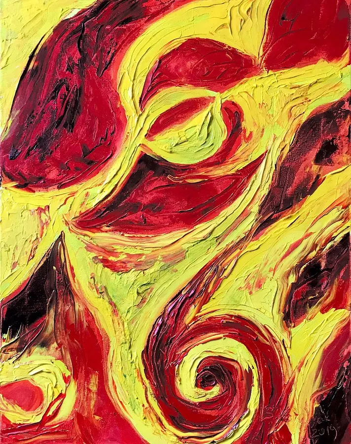 Image of Агні.Енергія Вогню by Sofiya Vatulyak, size: 50х70, made of Олія/полотно, Живопис medium, from Львів