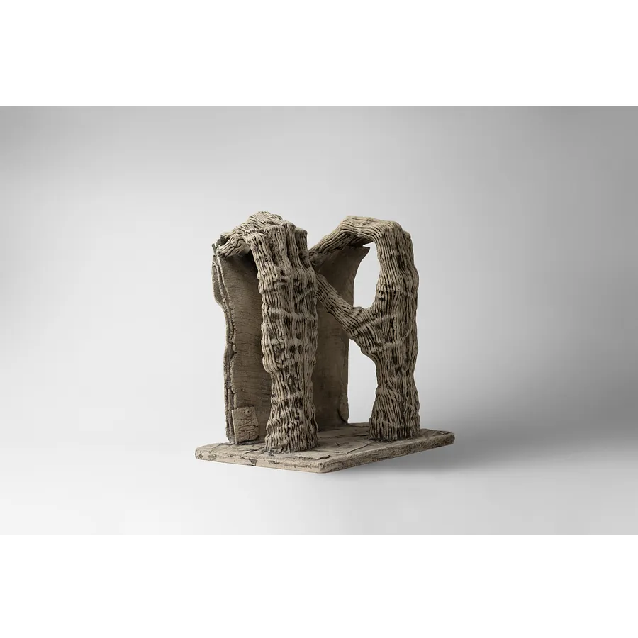 Image of To break by Liudmyla Davydenko, size: 24х22,5х15, made of chamotte, glaze, Sculpture medium, part of the Holova/Head series, priced at €700