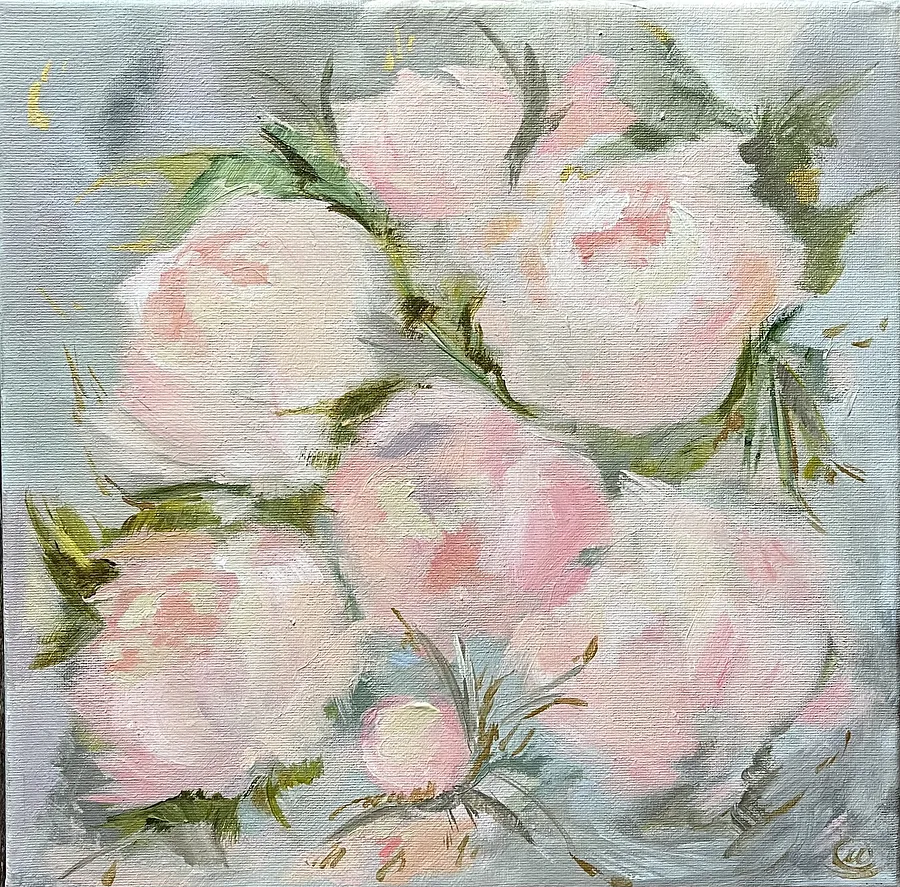 Image de Untitled par Maryna Kovalchuk, taille : 12 x 12 inches, médium Painting, au prix de $200