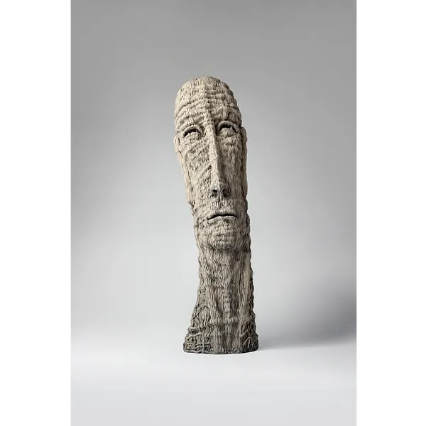 Imagen de Arriba de Liudmyla Davydenko, tamaño: 54х15х17, hecho de chamota, esmalte, medio Escultura, parte de la serie Holova/Head, con un precio de €1000