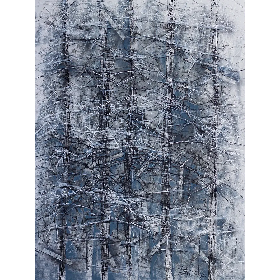 Image of Release by Liudmyla Davydenko, size: 120х160, made of oil/canvas, Painting medium, part of the Isolines series, priced at €3000
