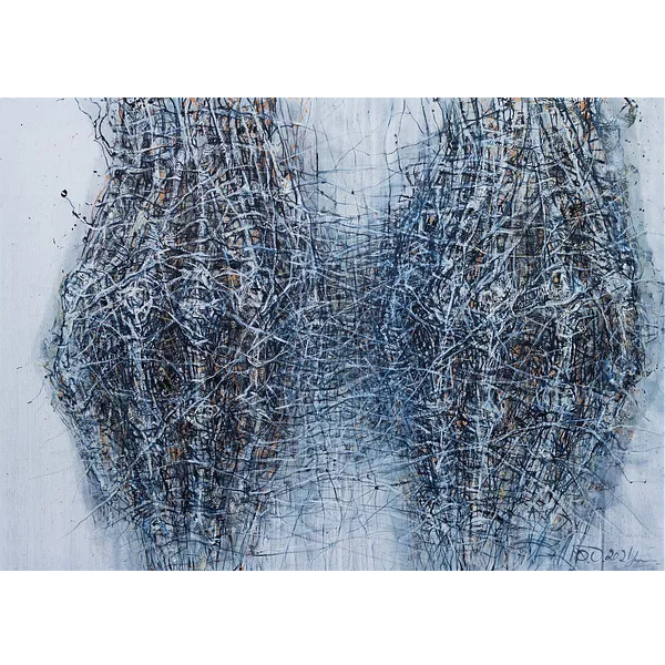 Imagen de Hands de Liudmyla Davydenko, tamaño: 100х140, hecho de oil/canvas, medio Pintura, parte de la serie Holova/Head, con un precio de €2500