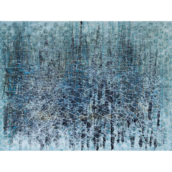 Imagen de Absorption 2 de Liudmyla Davydenko, tamaño: 120х160, hecho de oil/canvas, medio Pintura, parte de la serie Isolines, con un precio de €3000