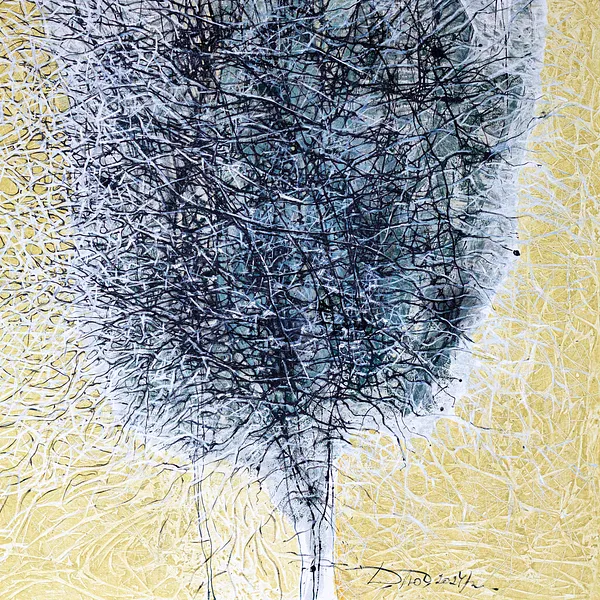 Obraz Untitled autorstwa Ludmiła Dawydenko, rozmiar: 100х100, medium Malarstwo, część serii Rhizome, cena: $1500