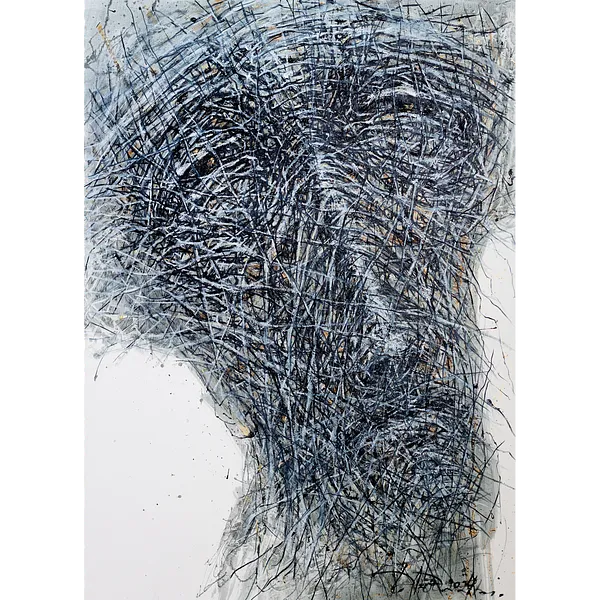 Obraz Untitled autorstwa Ludmiła Dawydenko, rozmiar: 100x140, medium Malarstwo, część serii Holova/Head, cena: $2500