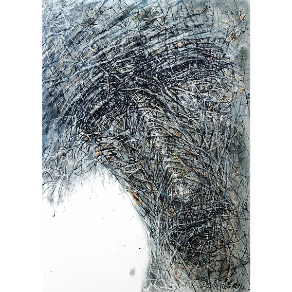 Obraz Untitled autorstwa Ludmiła Dawydenko, rozmiar: 100x140, medium Malarstwo, część serii Holova/Head, cena: $2500