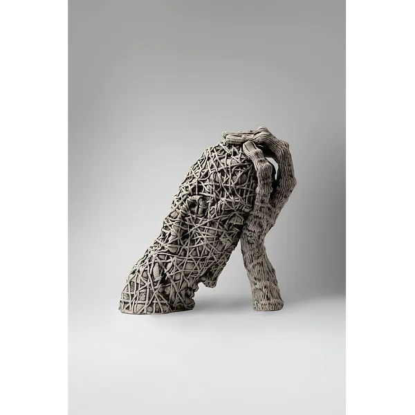 Imagen de Think de Liudmyla Davydenko, tamaño: 30х28х16, hecho de chamotte, glaze, medio Escultura, parte de la serie Holova/Head, con un precio de $1200