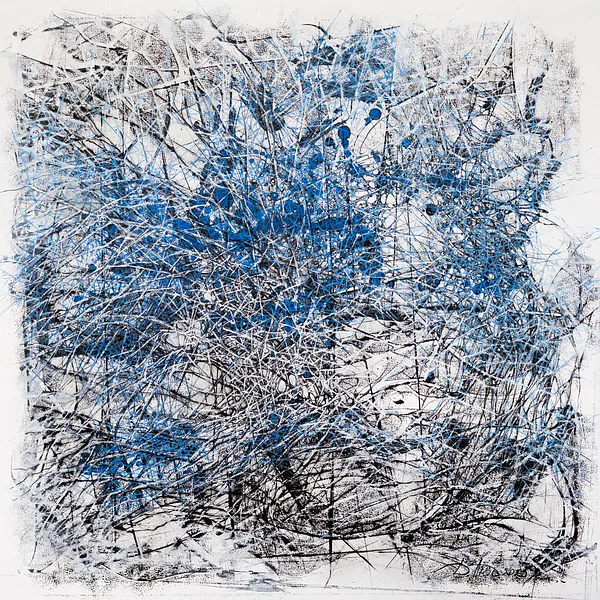 Obraz Untitled autorstwa Ludmiła Dawydenko, rozmiar: 140x140, medium Malarstwo, część serii Isolines, cena: $2500