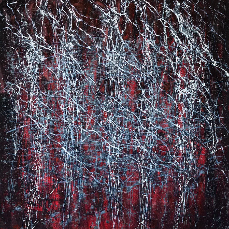 Image of Untitled 1 by Liudmyla Davydenko, size: 100х100, made of oil/canvas, Painting medium, part of the Isolines series, priced at €1500