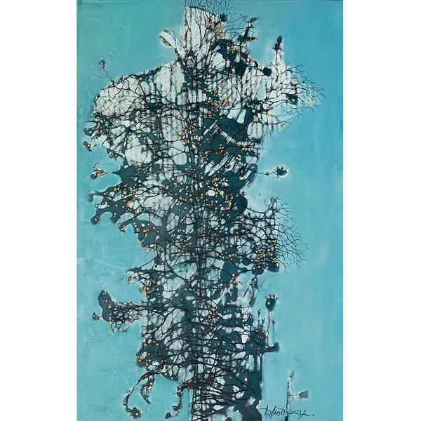 Imagen de Sprout de Liudmyla Davydenko, tamaño: 100х160, hecho de oil/canvas, medio Pintura, parte de la serie Isolines, con un precio de €2500