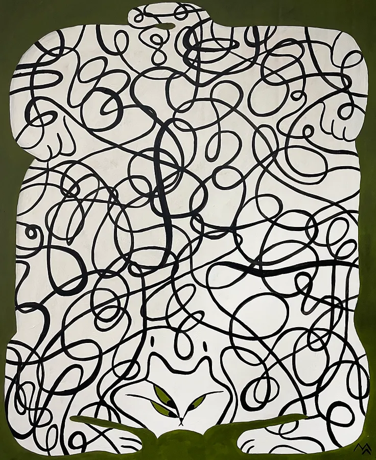 Bild von Untitled von Марта Лешак, Größe: 135x100cm, Живопис Medium
