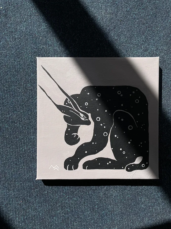 Bild von Untitled von Марта Лешак, Größe: 25x25cm, Живопис Medium, zum Preis von ₴3000