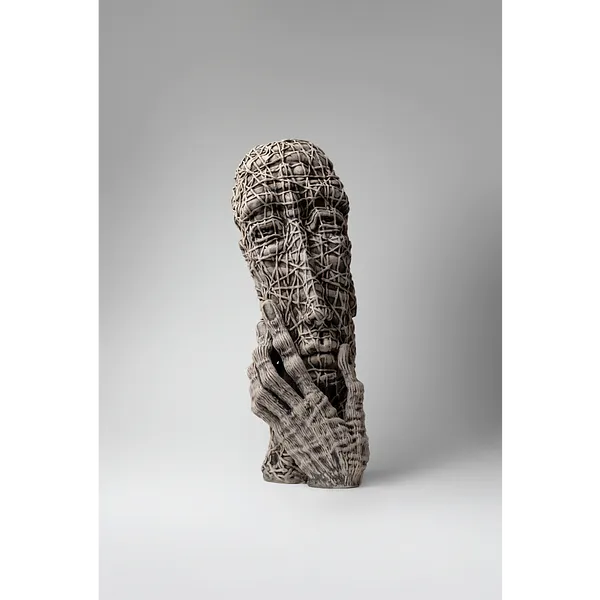 Bild von Untitled von Liudmyla Davydenko, Größe: 45х14х17, Sculpture Medium, Teil der Holova/Head Serie, zum Preis von $1000