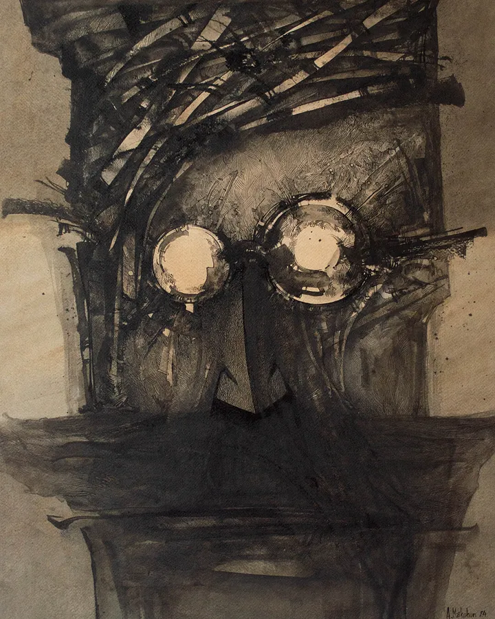 Bild von Untitled von Олександр Макогон, Größe: 52 х 62 см, Графіка Medium, zum Preis von $300