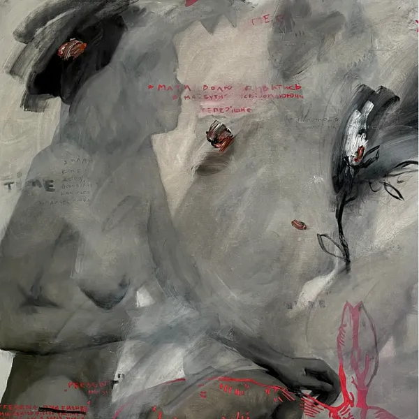 Imagen de Time de ANNA VERIKI, tamaño: 125x85cm, hecho de Oil on canvas, medio Painting, de Kyiv, Ukraine , parte de la serie Series 1, con un precio de €2500