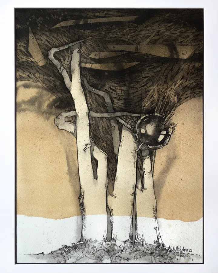 Image of Untitled by Alexander Makohon, size: 41 х 51 см, Graphics medium, priced at $200