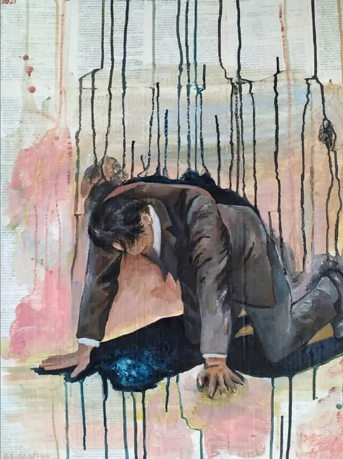 Image de Untitled par OLGA SUBBOTINA, taille : 40x60cm, médium Painting, de Kyiv, faisant partie de la série Series 1, au prix de $500