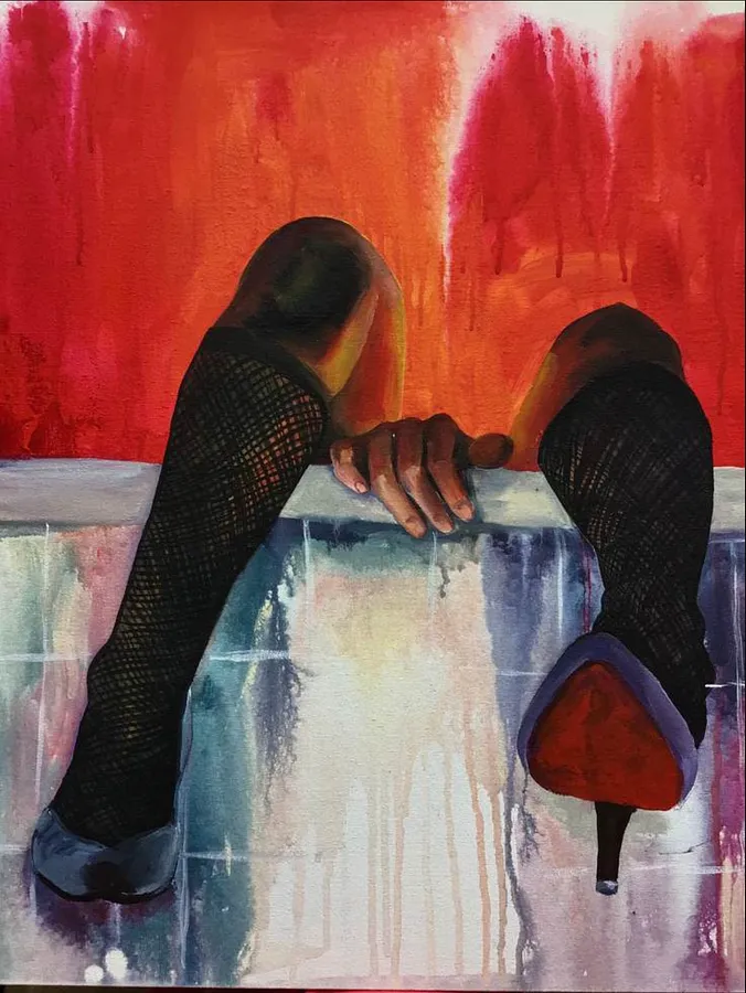 Image de Untitled par OLGA SUBBOTINA, taille : 40x60cm, médium Painting, de Kyiv, faisant partie de la série Series 1, au prix de $500