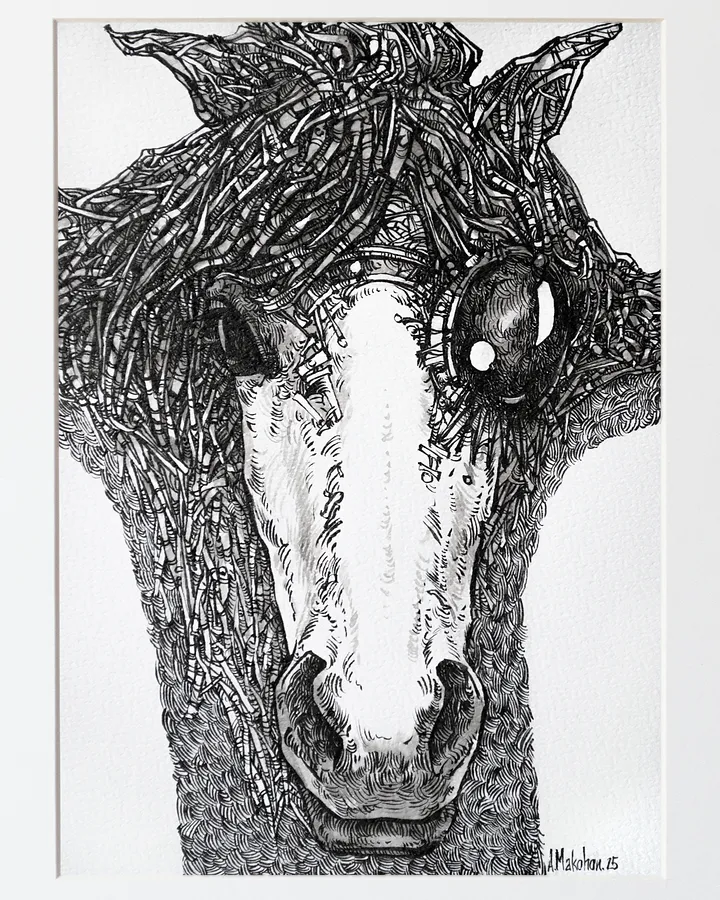 Image of Untitled by Alexander Makohon, size: 33 х 37 см, Graphics medium, priced at $65
