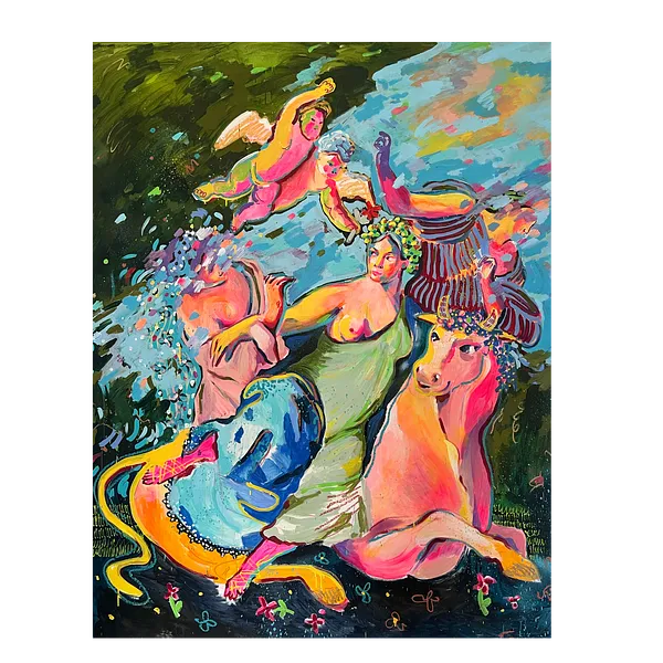 Bild von Untitled von Notuko , Größe: 135x175, Painting Medium, Teil der myths Serie, zum Preis von €3700