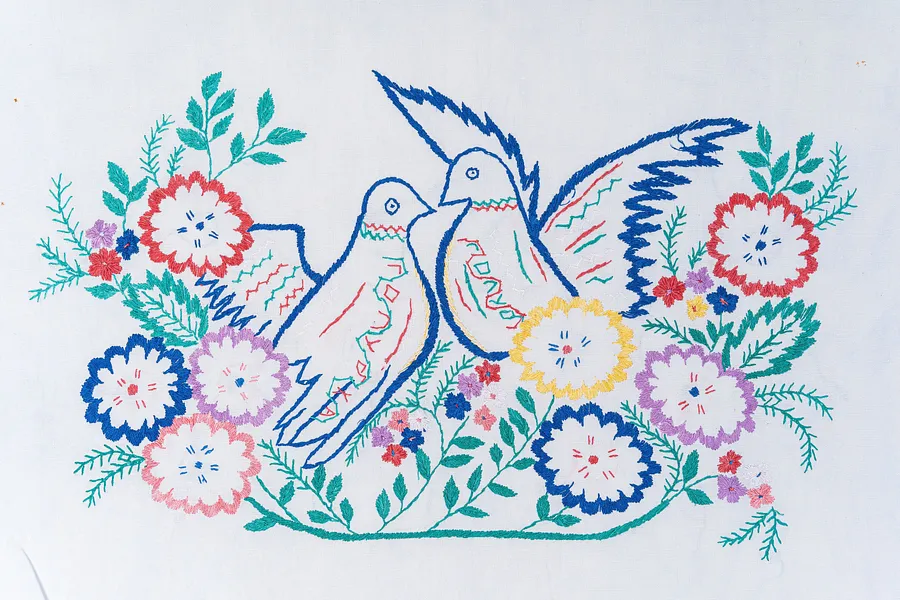 Image de Весільний вишитий рушник, Вінничина par Ія Степанюк.        Приватна Збірка, fabriqué avec полотно, нитки, médium Текстиль