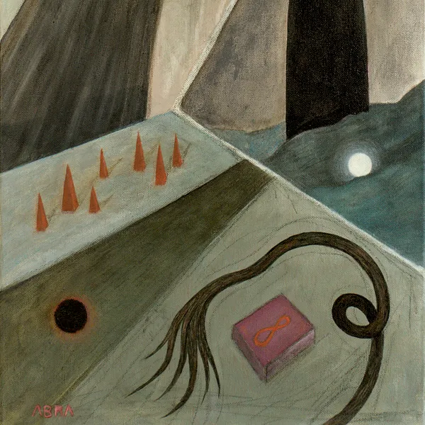 Obraz Entry  autorstwa ABRA, rozmiar: 75x40cm, wykonany z canvas,acrylic,colored pencil, medium Painting, z Lviv, Ukraine, część serii Thresholds and omens, cena: $400 (≈ 18 014 грн)