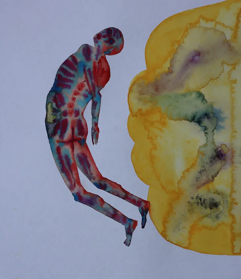 Image of Untitled by MOVCHAN DANILO, size: 40х35см., Графіка medium, part of the Series 1 series