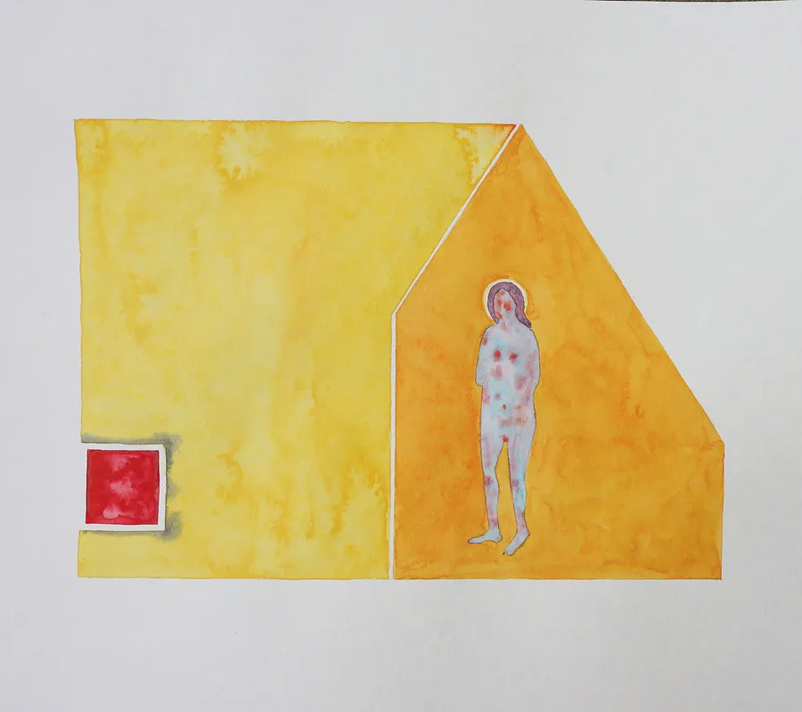 Image of Untitled by MOVCHAN DANILO, size: 35х40см., Графіка medium, part of the Series 1 series