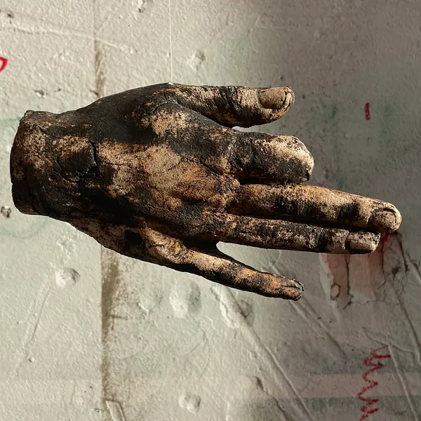 Image of Hand  by ANNA VERIKI, size: my hand , made of Ceramic , Sculpture medium, from Kyiv, Ukraine , part of the Series 1 series, priced at €900