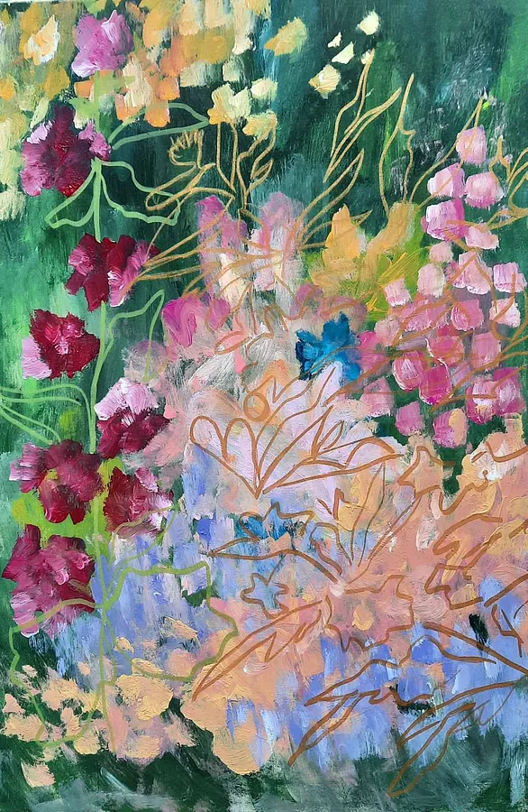 Obraz Freedom autorstwa Daria Habich, rozmiar: 50х70 cm, medium Живопис, część serii The soul Garden, cena: €670