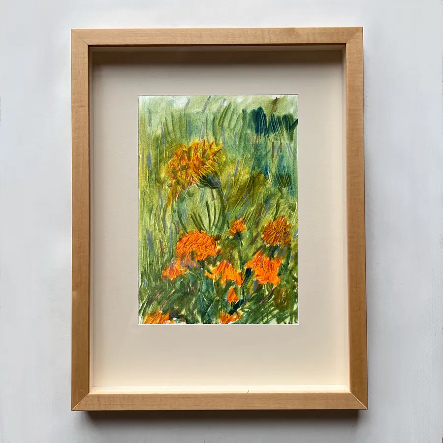 Image of Untitled by Solomiya Ortynska, size: 20x30, Painting medium, part of the Про дім series, priced at $150