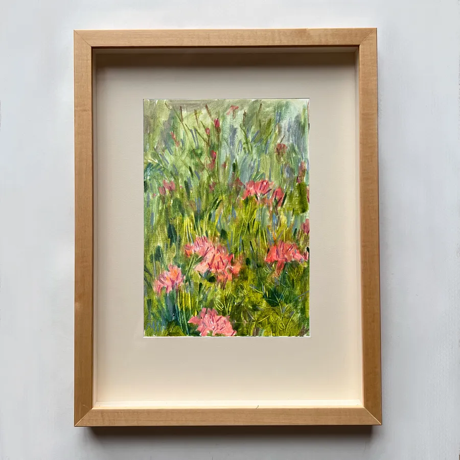 Imagen de Літнє ІІ de Solomiya Ortynska, tamaño: 20x30, hecho de олія на папері, medio Pintura, de Lviv, parte de la serie Про дім, con un precio de $150
