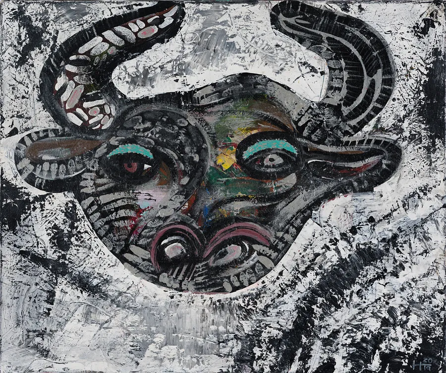 Image de Untitled par Hanna Solovei, taille : 60x50 cm, médium Painting