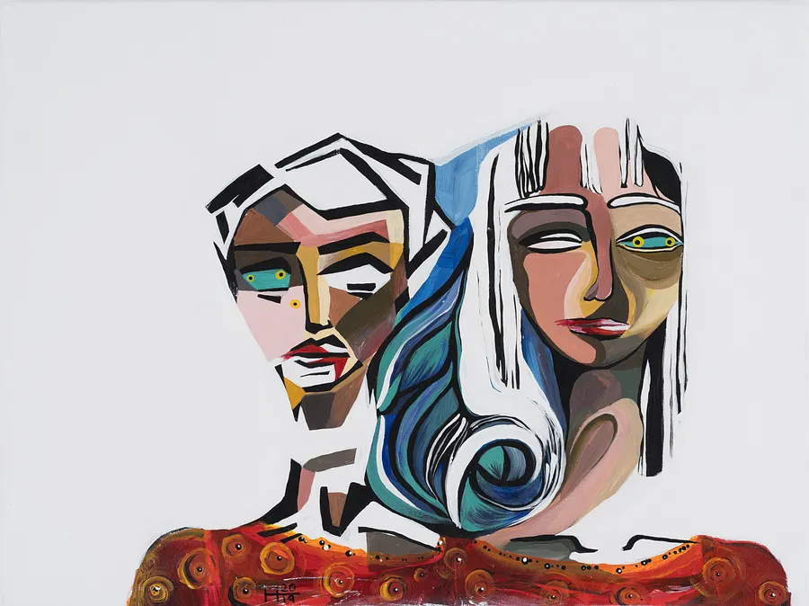 Image de Untitled par Hanna Solovei, taille : 60x45 cm, médium Painting