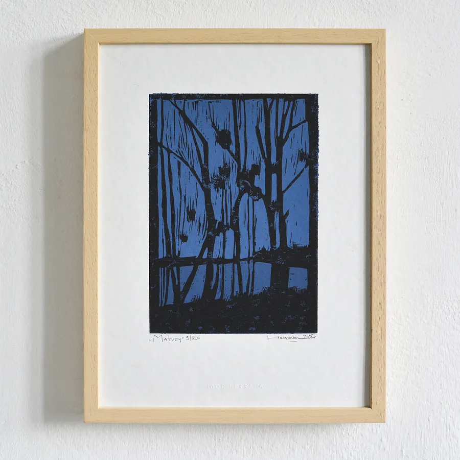 Зображення "Matvey 3/20" від Igor Nekraha, розмір: 30x20, матеріали: Linocut, медіум: Графіка, місто: Ukraine, ціна: $150