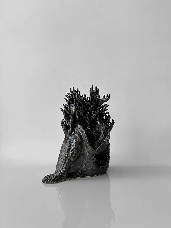 Imagen de Fire de VITALIY KRASUTSKIY, hecho de Chamotte clay, glazes, medio Escultura, de Lviv, parte de la serie Series 1, con un precio de €1200 (≈ 62,125 грн)