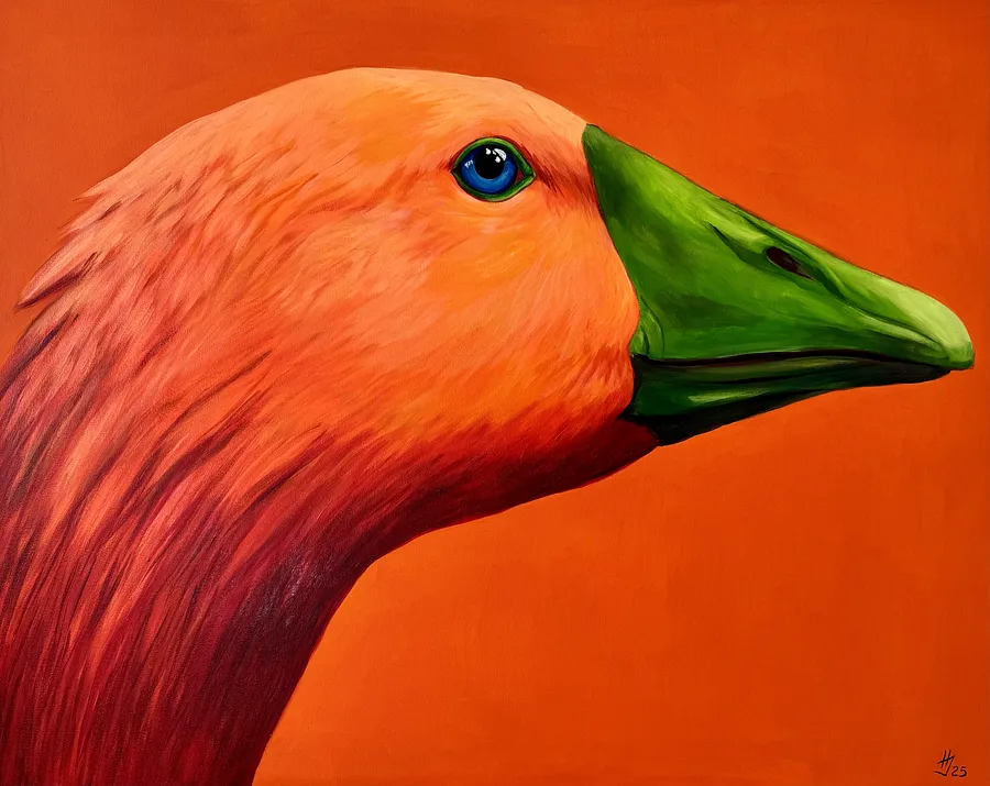 Imagen de Fiery Flight de Ivanka Nechyporyk, tamaño: 100×80cm, medio Pintura, con un precio de $2100