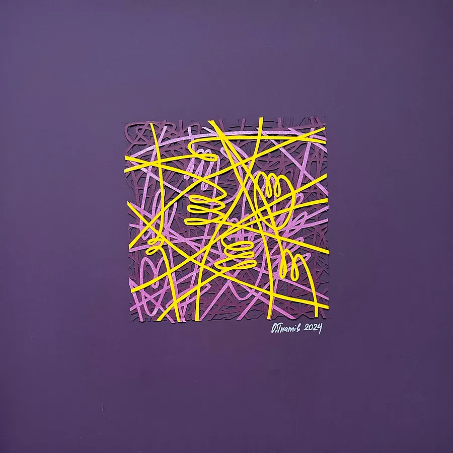 Obraz Untitled autorstwa Ольга Гнатів, rozmiar: 36x35, medium Витинанка, cena: $200