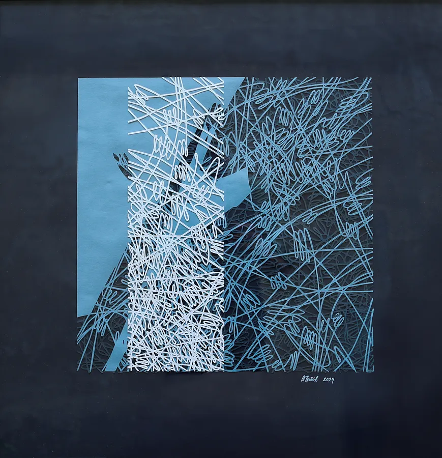 Bild von Untitled von Ольга Гнатів, Größe: 72х72, Витинанка Medium, zum Preis von $950