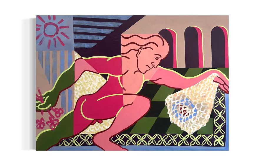 Immagine di Favorite di Eduard Rybalevskyi, dimensioni: 120x80cm, medium: Painting, serie: Fragments of a myth, prezzo: $700 (≈ 31.529 грн)