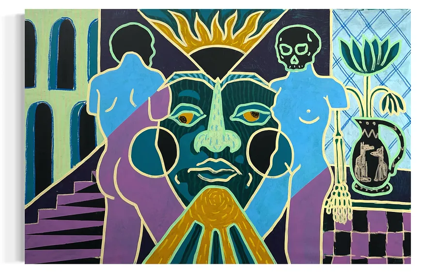 Immagine di Around di Eduard Rybalevskyi, dimensioni: 170x110cm, materiali: Canvas, acrylic, medium: Painting, città: Kyiv, serie: Fragments of a myth, prezzo: $1100 (≈ 49.762 грн)