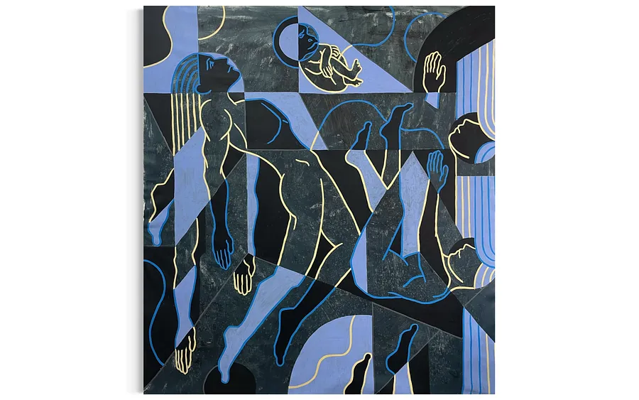 Immagine di Weightlessness di Eduard Rybalevskyi, dimensioni: 200x225cm, materiali: Canvas, acrylic, medium: Painting, città: Kyiv, serie: Fragments of a myth, prezzo: $2000 (≈ 90.082 грн)