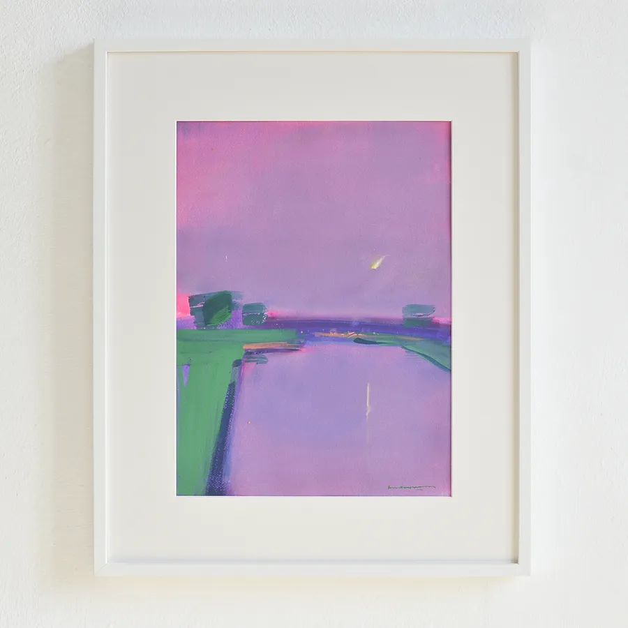 Зображення "Evening pond" від Igor Nekraha, розмір: 40x30, матеріали: Gouache on paper, медіум: Графіка, місто: Ukraine, серія: Gouaches, ціна: $350