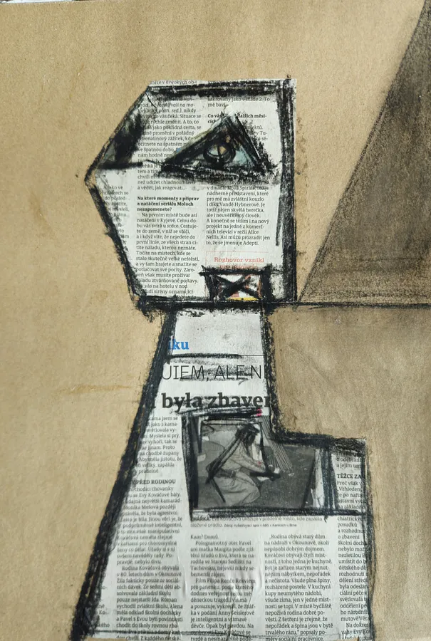 Obraz Без назви  autorstwa Локатир Василь , rozmiar: 40×30, wykonany z Папір , medium Графіка, cena: $35