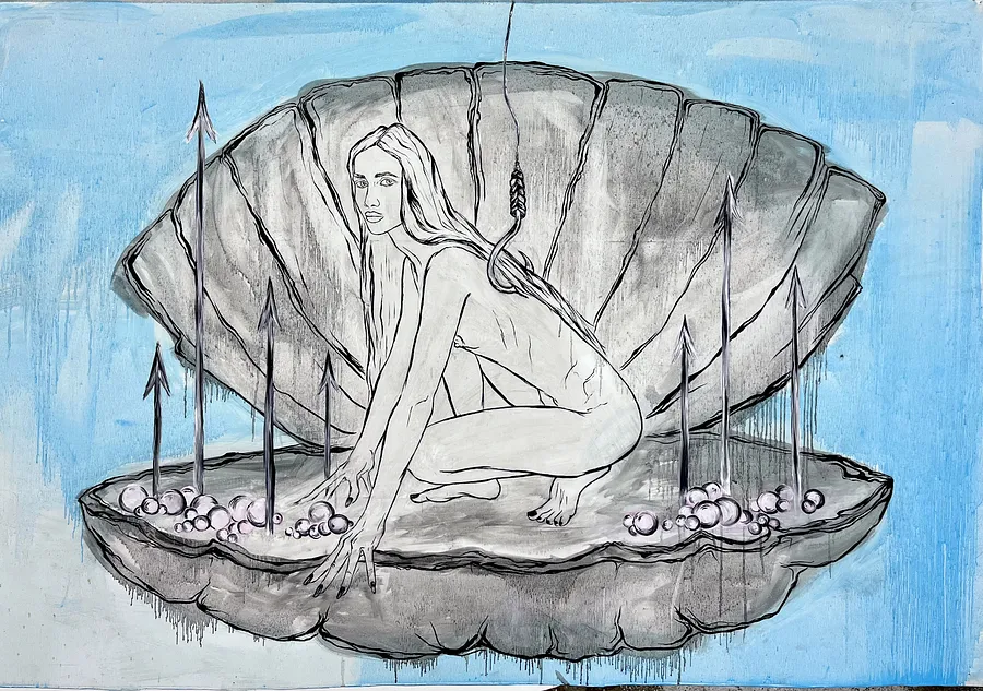 Bild von Untitled von Ellada , Größe: 120*115, Painting Medium, Teil der Ellada’s Oracle Serie, zum Preis von $5000