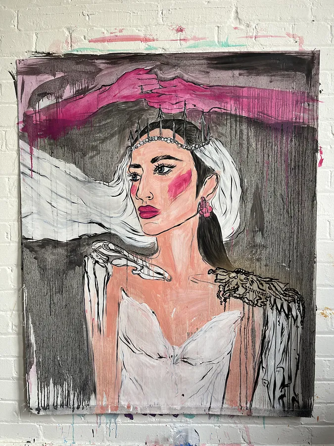 Bild von Untitled von Ellada , Größe: 110*115, Painting Medium, Teil der Ellada’s Oracle Serie, zum Preis von $5000