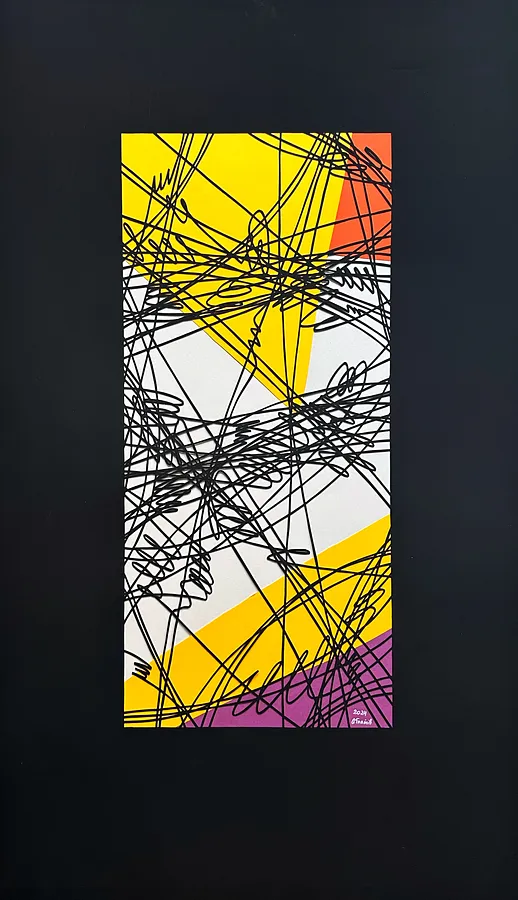 Image de Untitled par Ольга Гнатів, taille : 100x60cm, médium Papercut, au prix de $500