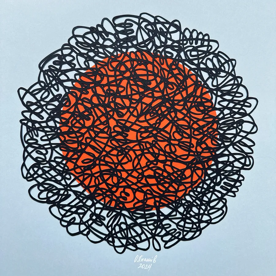 Bild von Untitled von Ольга Гнатів, Größe: 38х38, Papercut Medium