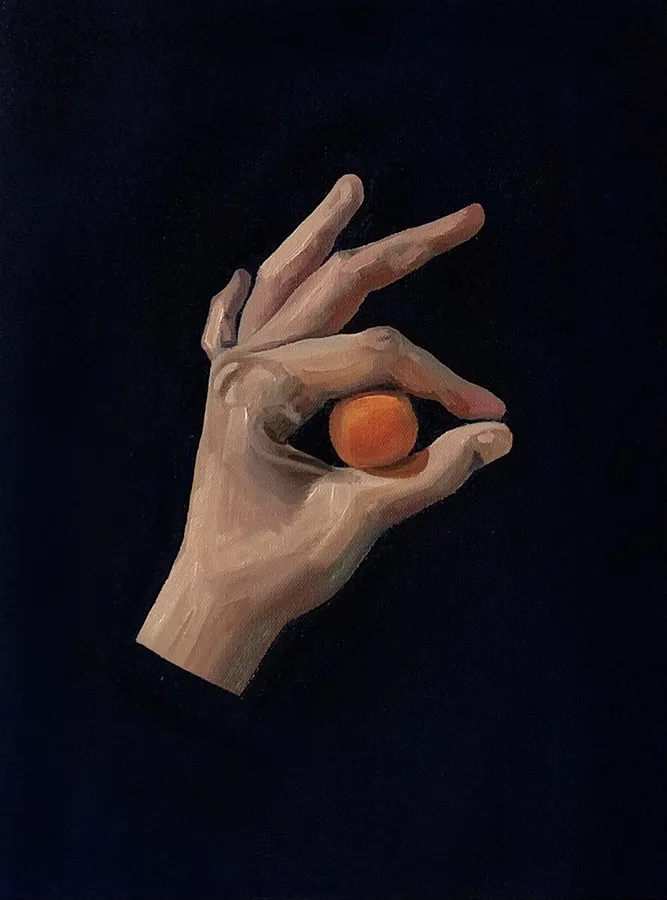 Image de Untitled par Adriana Shportan, taille : 41x30, médium Painting, faisant partie de la série Hands, au prix de £300